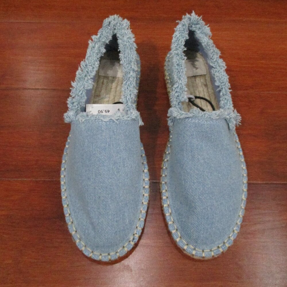 Zara Denim Espadrille Flats - Picture 2 of 9